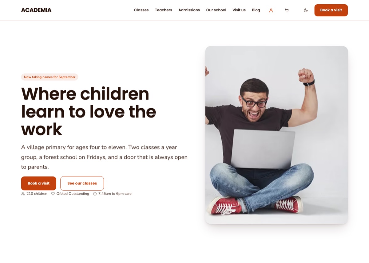 The School & kindergarten starter site