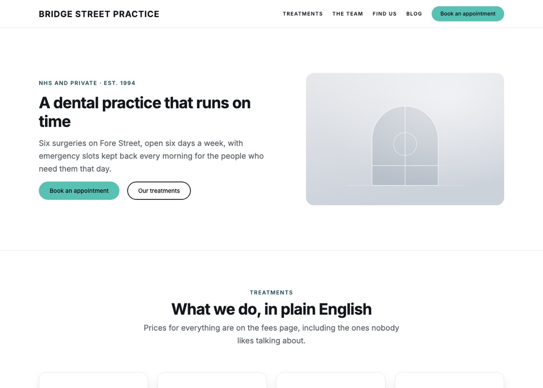 The Practice starter site